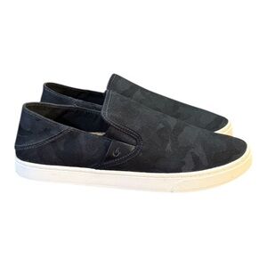 OluKai Pehuea Pa'i Slip-on Sneakers Women’s Size 9 Dark Camouflage